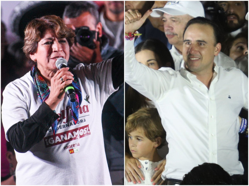 López Obrador felicita a Delfina Gómez y a Manolo Jiménez; “van a recibir apoyo del gobierno”