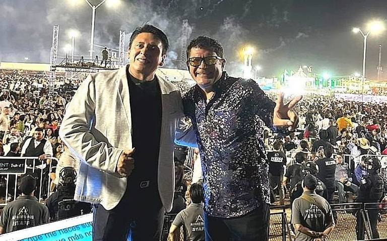 Juanjo y el Pollito un éxito más como presentadores de la Feria Juárez 2023