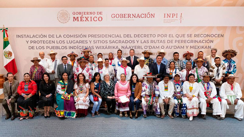 Instalan comisión para preservar y proteger lugares sagrados y rutas de peregrinación indígenas