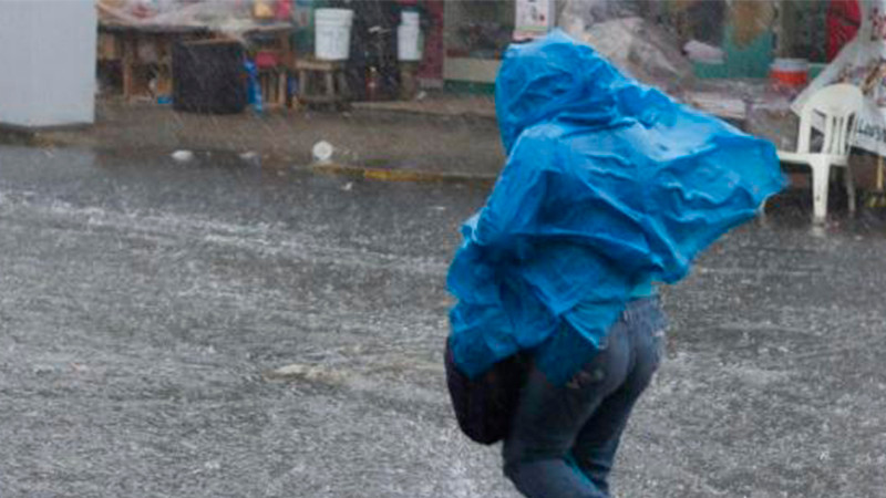 Se pronostican lluvias en cinco estados de la República; Michoacán continuará con clima soleado y despejado