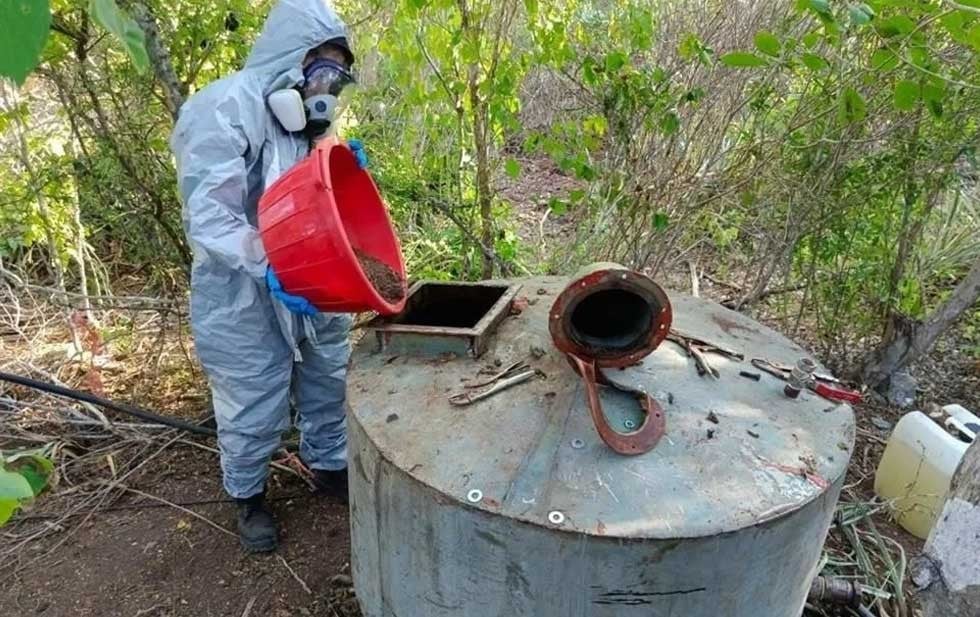 Aseguran en Sinaloa narcolaboratorio de ‘Los Chapitos’