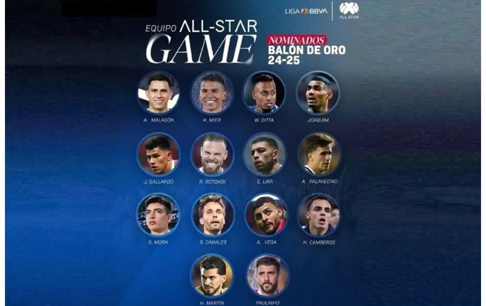 Listas las estrellas de la Liga MX que enfrentarán a la MLS